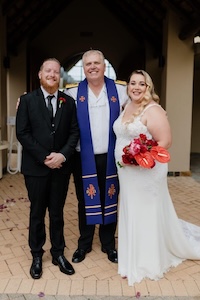 Wedding ceremony by Dr. Gerrit Rademeyer in Citrusdal