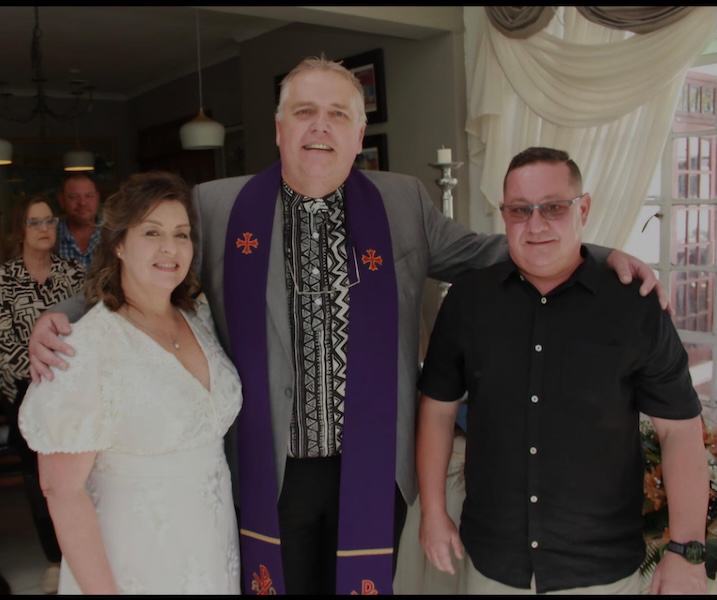 Wedding ceremony by Dr. Gerrit Rademeyer in Citrusdal
