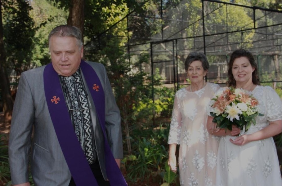 Wedding ceremony by Dr. Gerrit Rademeyer in Citrusdal