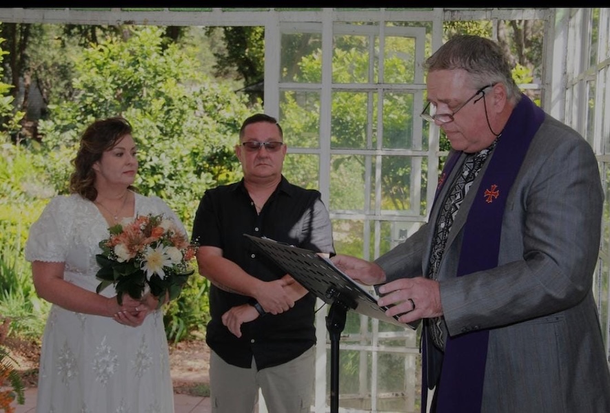 Wedding ceremony by Dr. Gerrit Rademeyer in Citrusdal