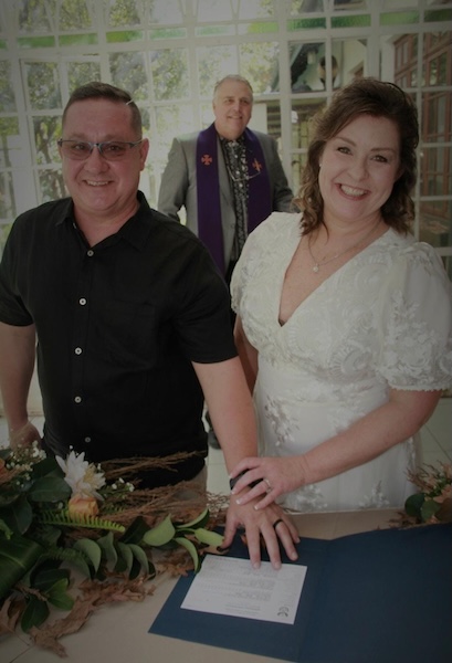 Wedding ceremony by Dr. Gerrit Rademeyer in Citrusdal