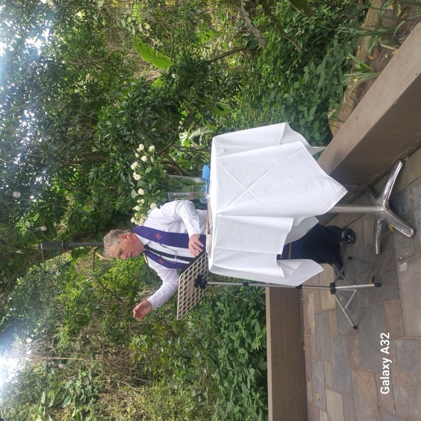 Wedding ceremony by Dr. Gerrit Rademeyer in Citrusdal