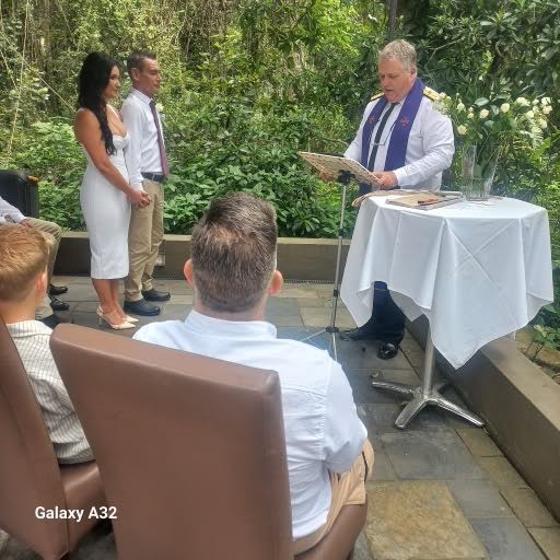 Wedding ceremony by Dr. Gerrit Rademeyer in Citrusdal