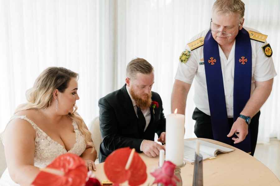 Wedding ceremony by Dr. Gerrit Rademeyer in Citrusdal