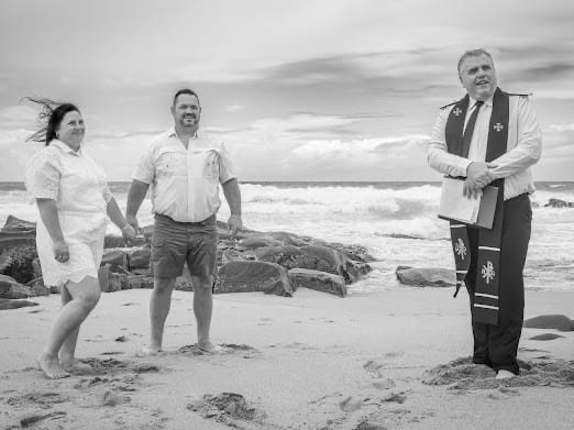 Wedding ceremony by Dr. Gerrit Rademeyer in Citrusdal