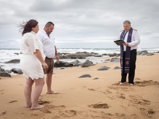 Wedding ceremony by Dr. Gerrit Rademeyer in Citrusdal