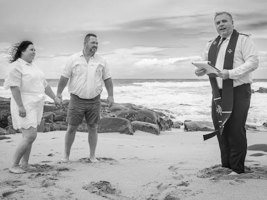 Wedding ceremony by Dr. Gerrit Rademeyer in Citrusdal