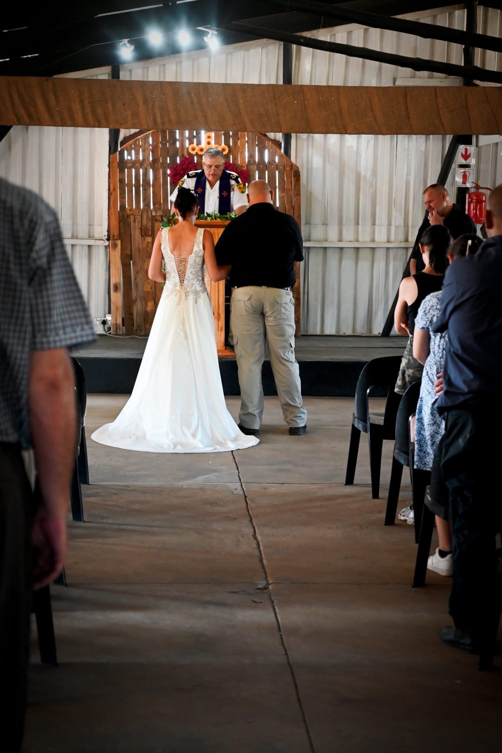 Wedding ceremony by Dr. Gerrit Rademeyer in Citrusdal