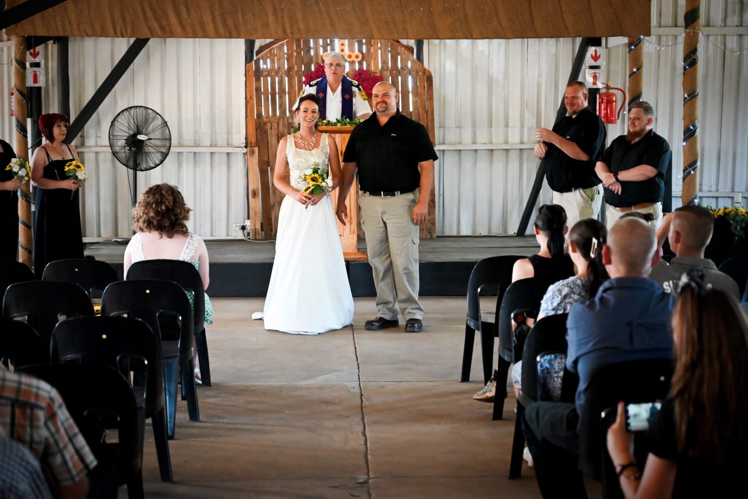 Wedding ceremony by Dr. Gerrit Rademeyer in Citrusdal