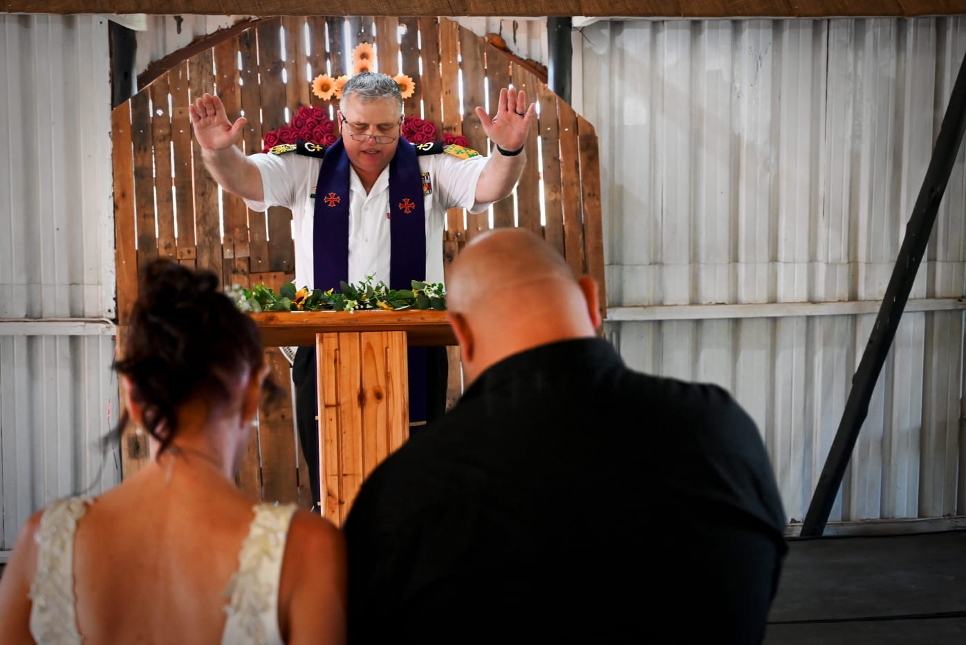 Wedding ceremony by Dr. Gerrit Rademeyer in Citrusdal